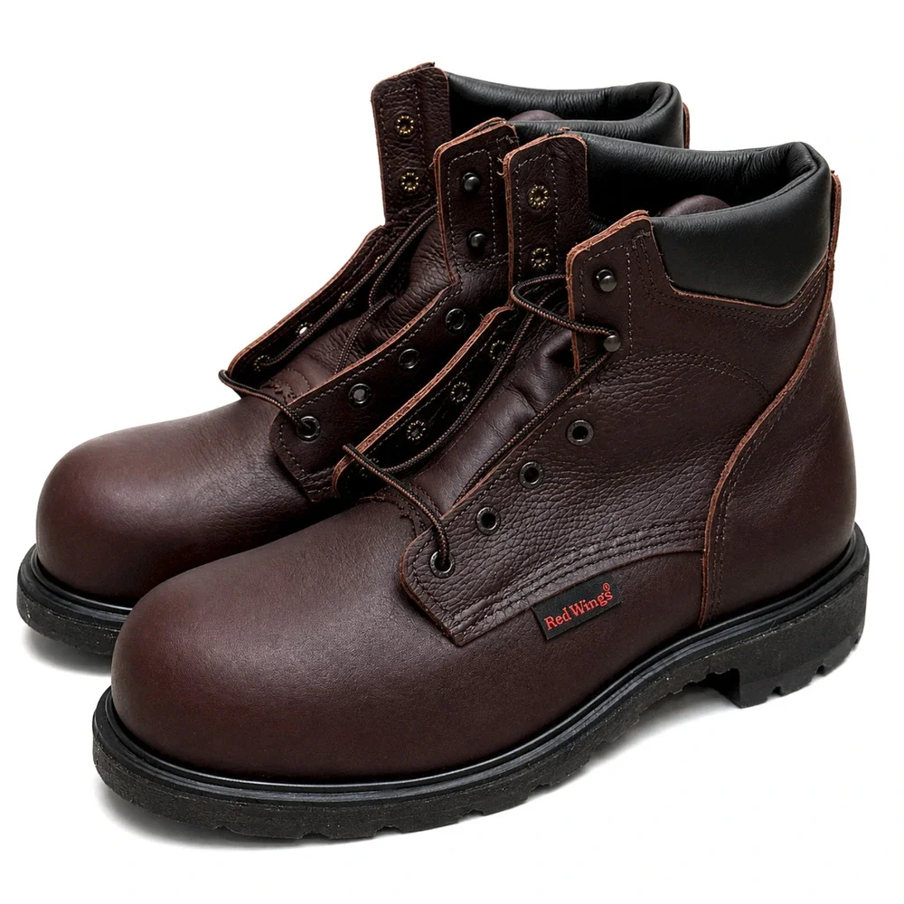 NEW RED WING 2406 SUPERSOLE 2.0 6-INCH SAFETY STEEL TOE WORK BOOTS SZ 10.5 D